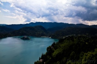View of the lake from the castle top! Lake Bled Castle, Slovenia, June 2013. Photo © Deja'vu Gallery